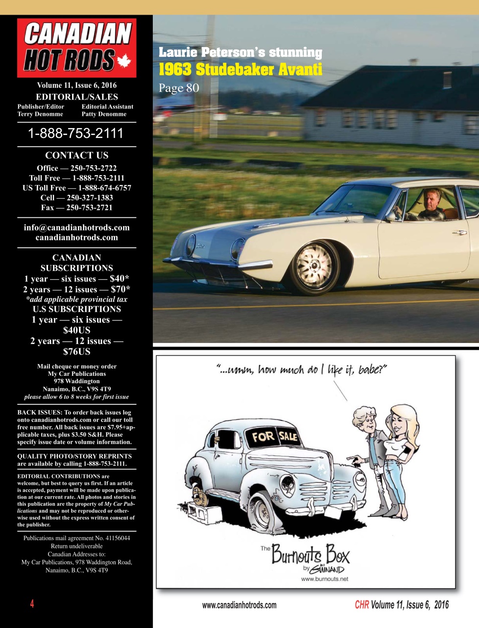 Canadian Hot Rods Preview Pages