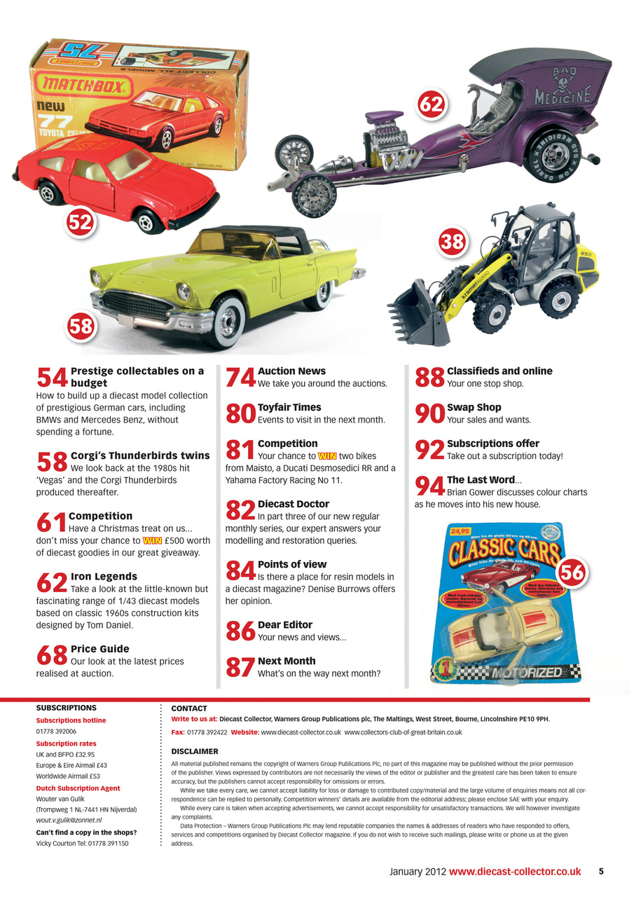 Diecast Collector Preview Pages