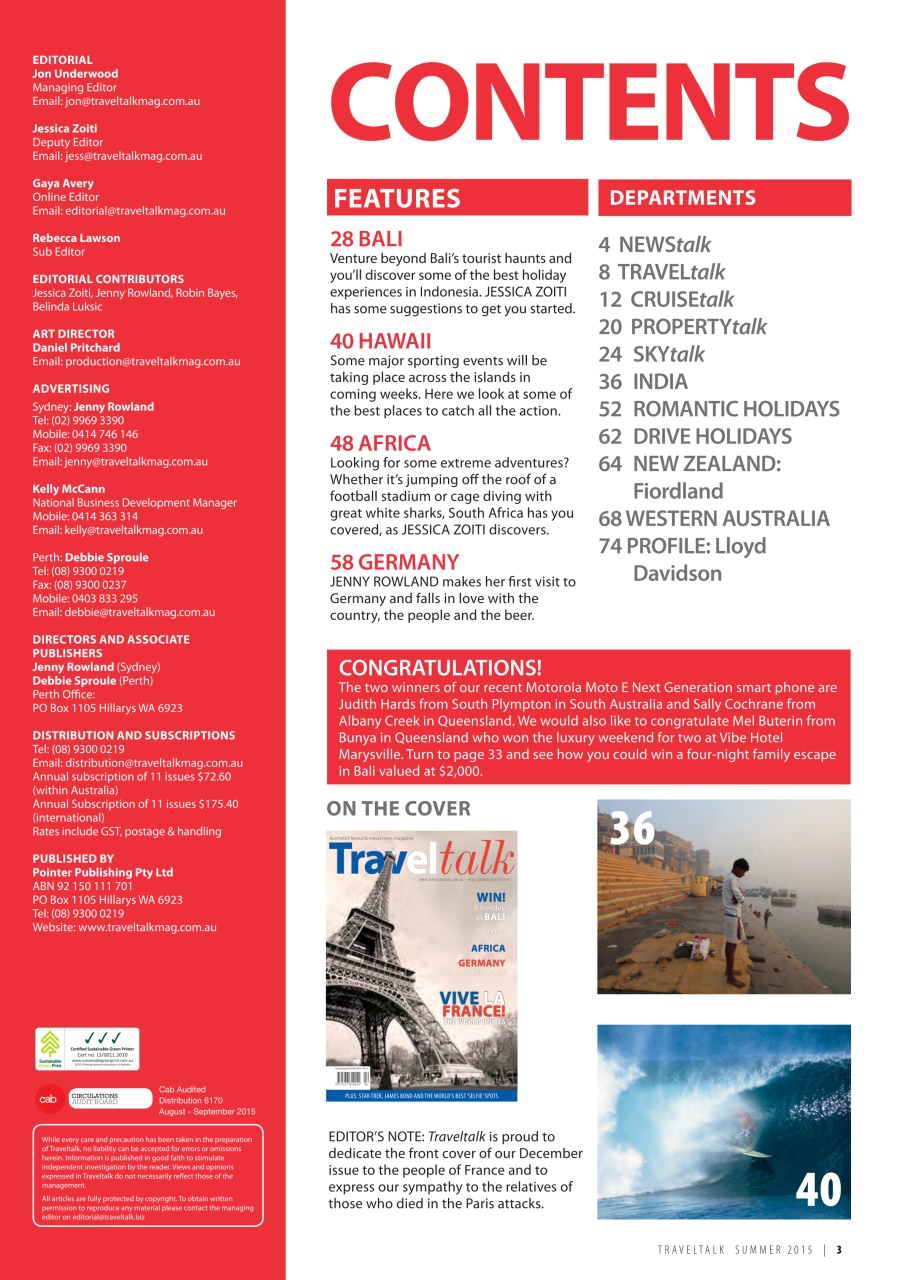 Traveltalk Preview Pages