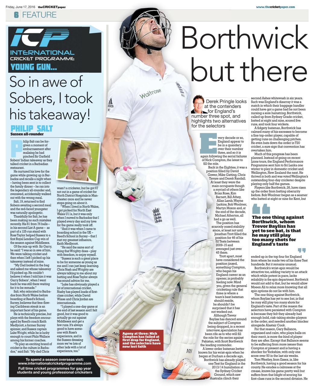 The Cricket Paper Preview Pages