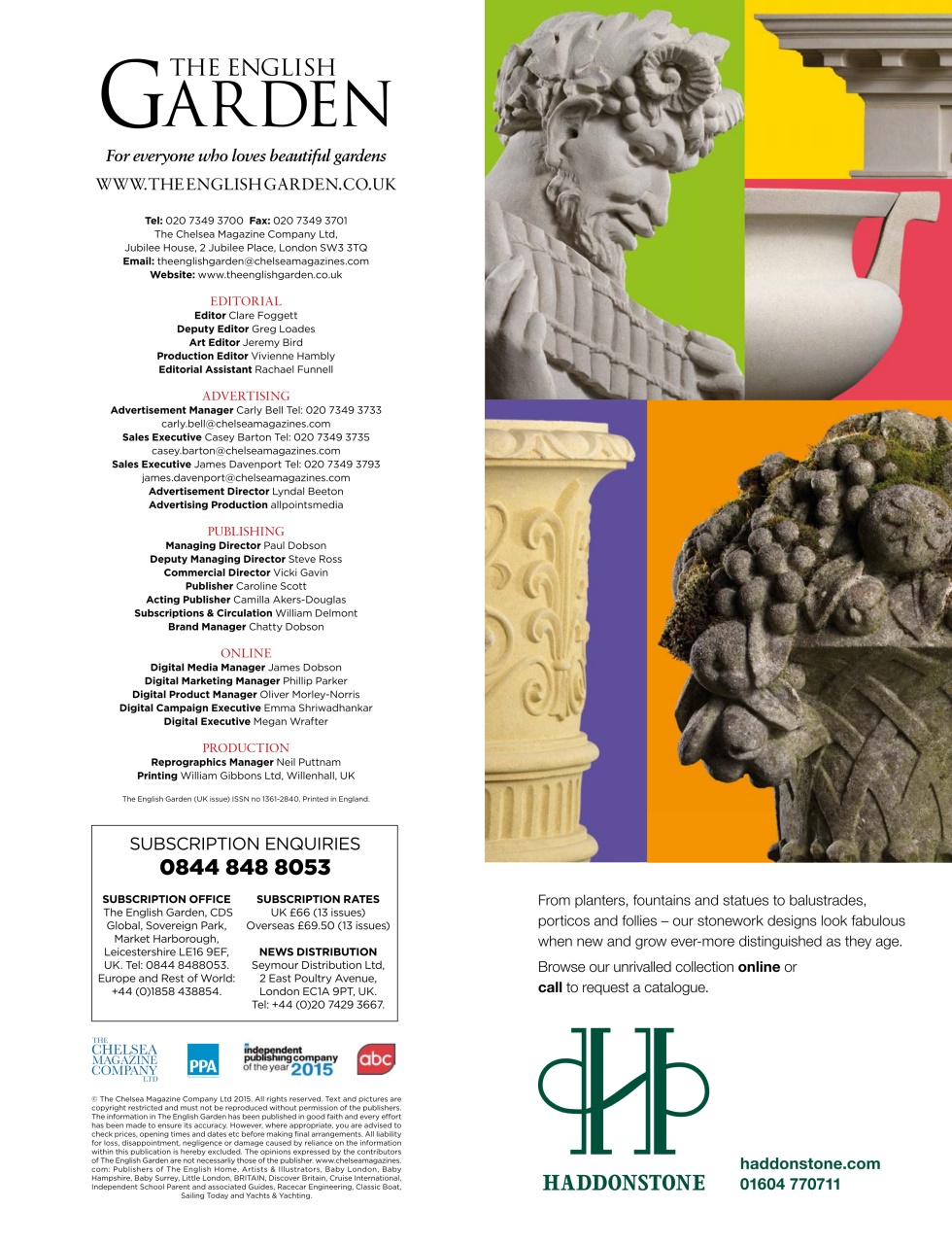 The English Garden Preview Pages