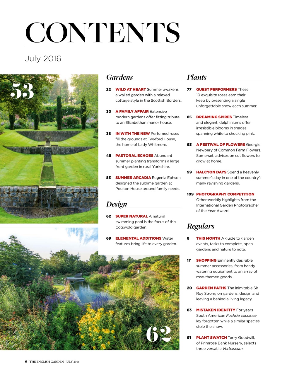 The English Garden Preview Pages