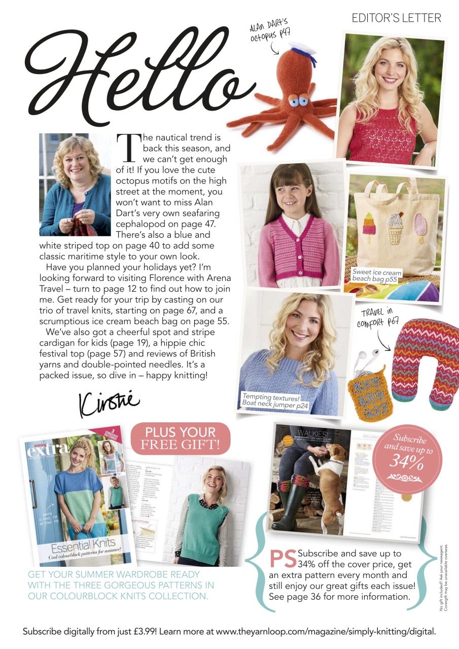 Simply Knitting Preview Pages