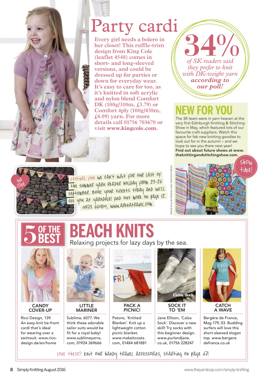 Simply Knitting Preview Pages