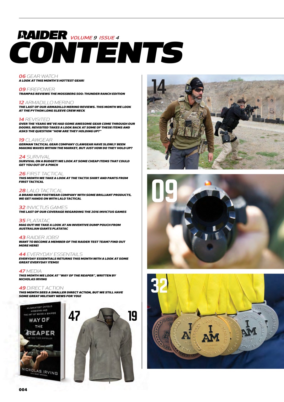 Raider Preview Pages