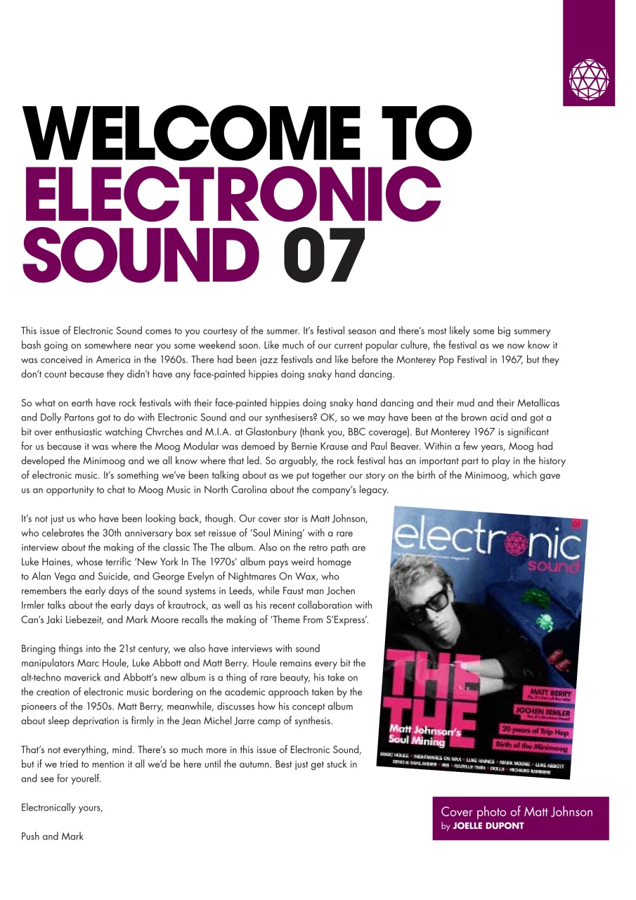 Electronic Sound Preview Pages