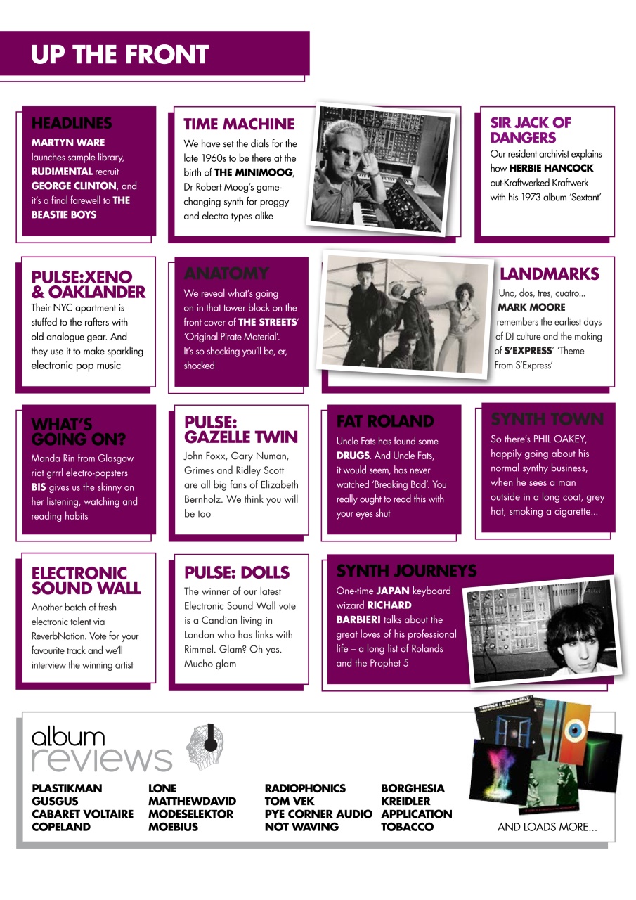 Electronic Sound Preview Pages