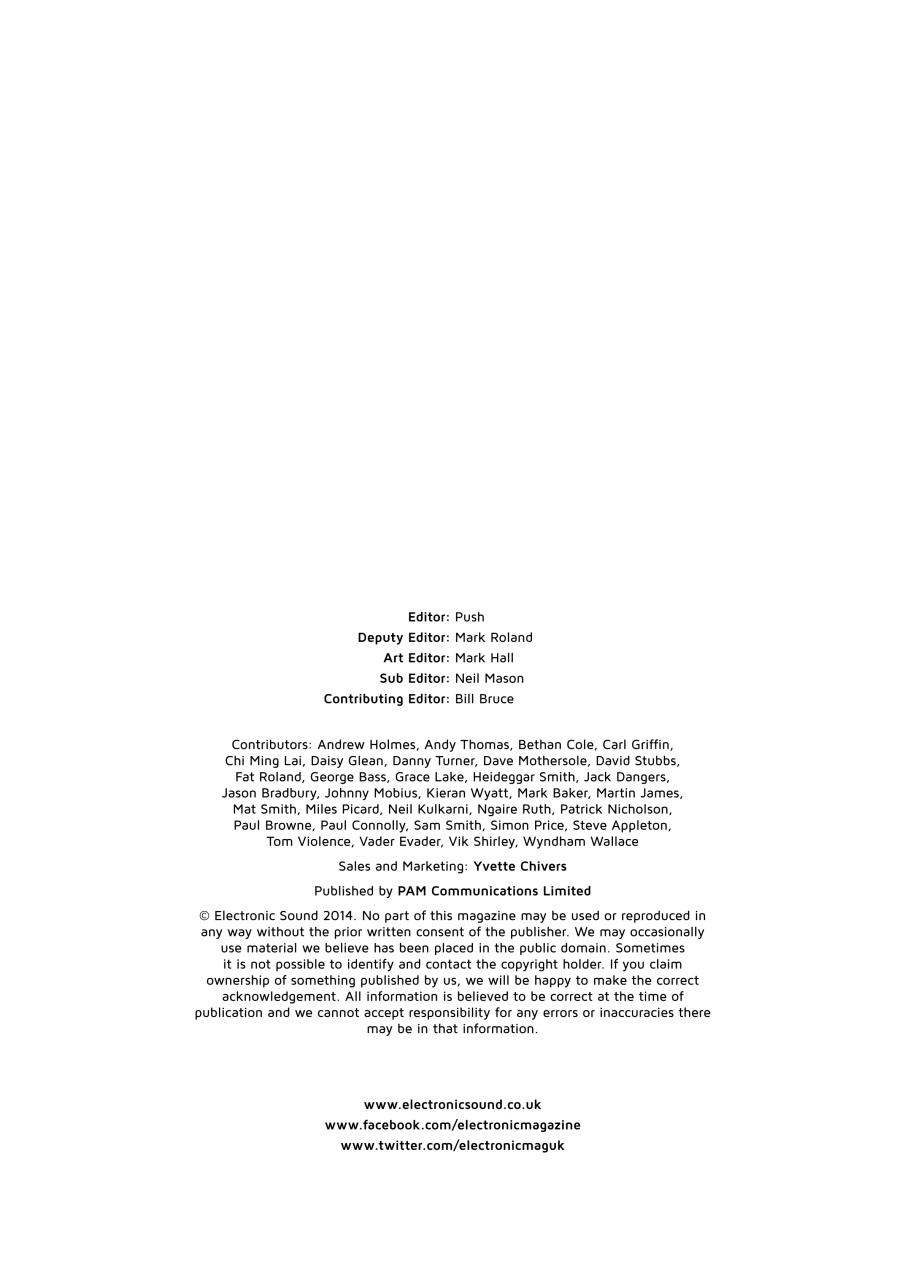 Electronic Sound Preview Pages