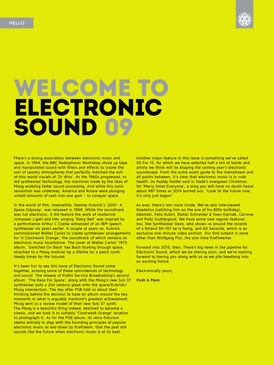 Electronic Sound Preview Pages