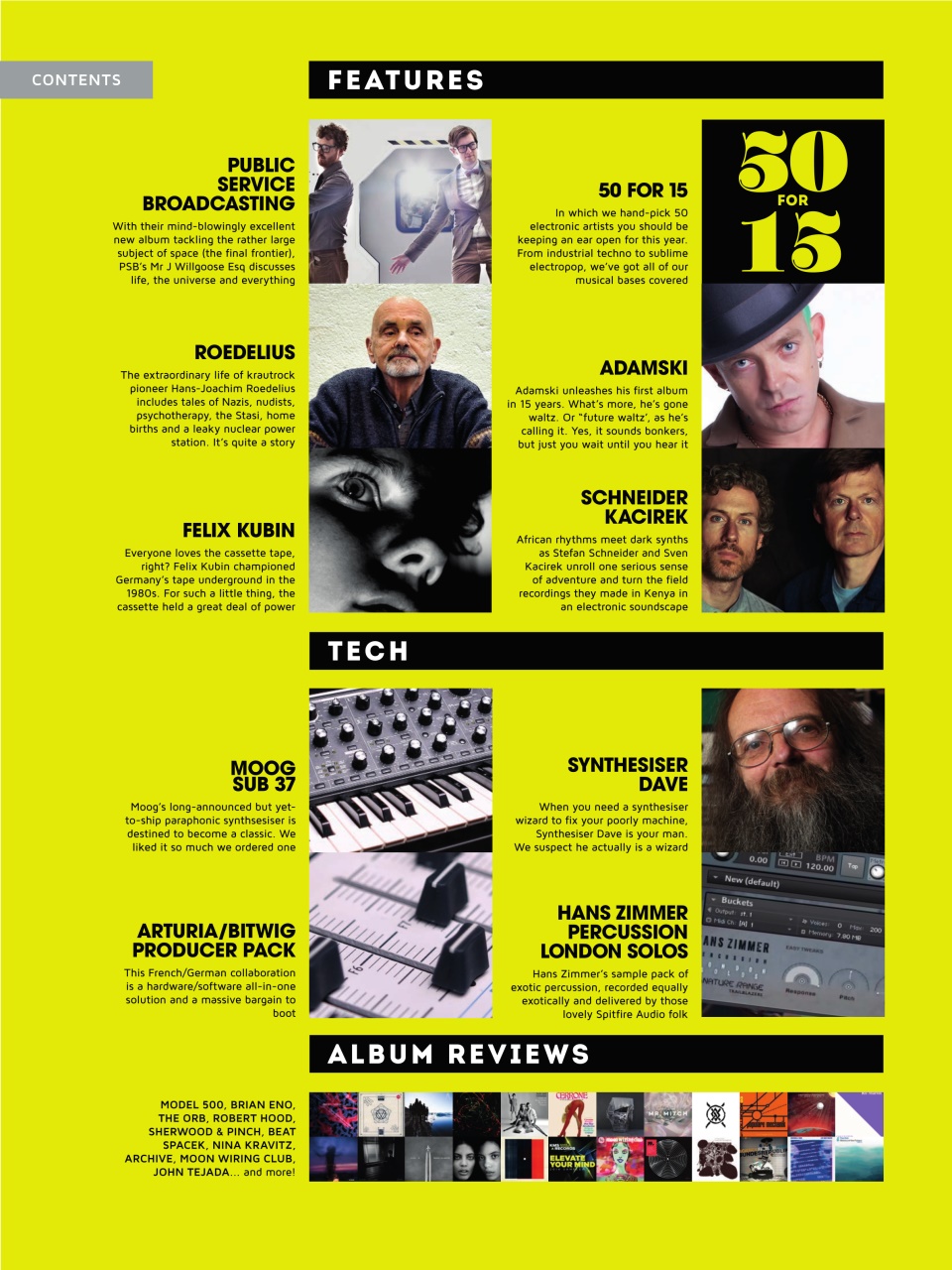 Electronic Sound Preview Pages