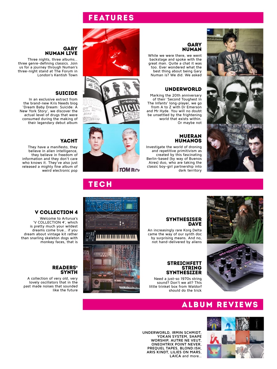 Electronic Sound Preview Pages