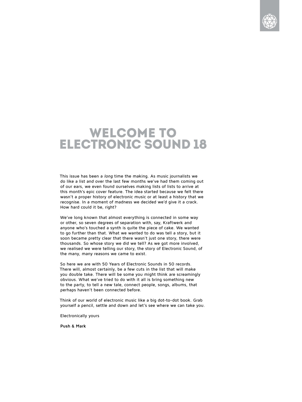 Electronic Sound Preview Pages