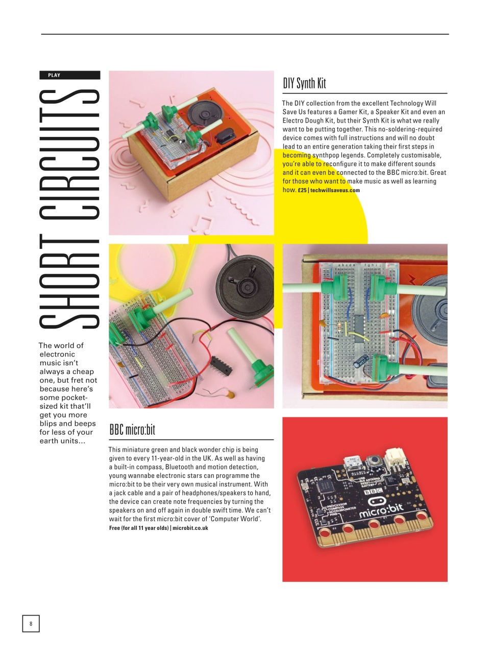 Electronic Sound Preview Pages