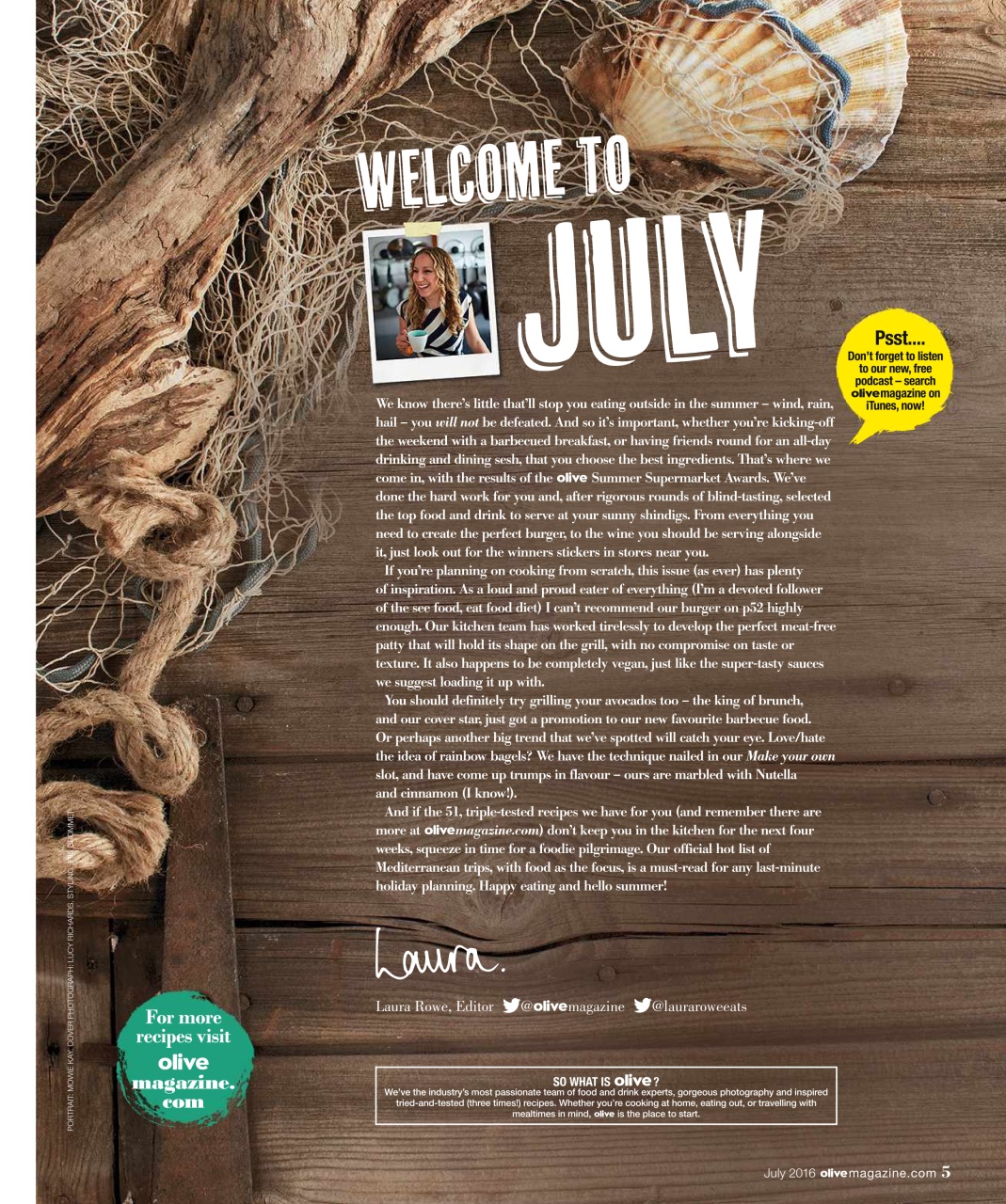 Olive Magazine Preview Pages