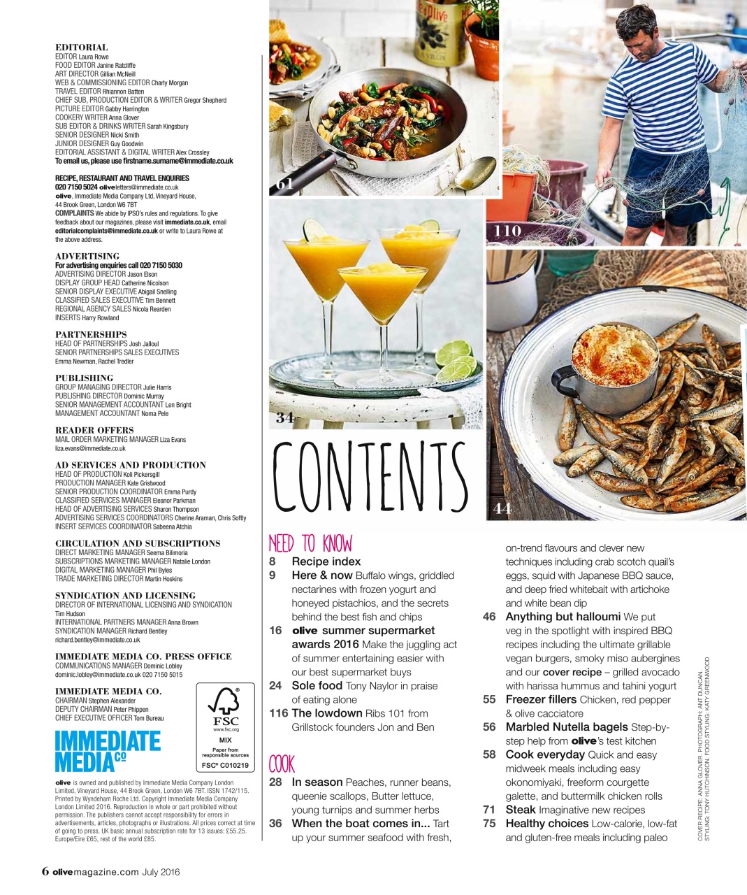 Olive Magazine Preview Pages