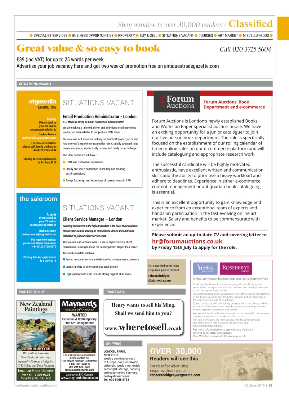 Antiques Trade Gazette Preview Pages