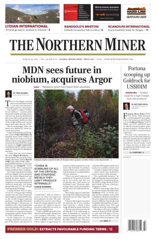 The Northern Miner issue Vol. 102 No. 19