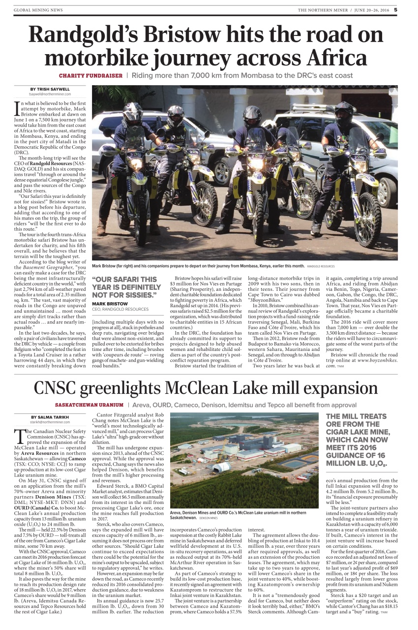 The Northern Miner Preview Pages