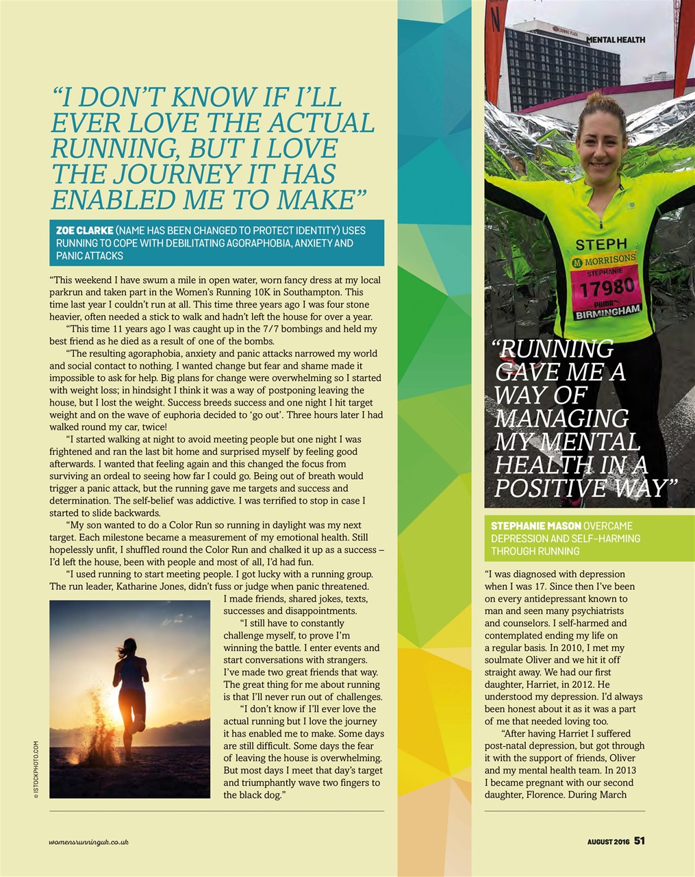 Women’s Running Preview Pages