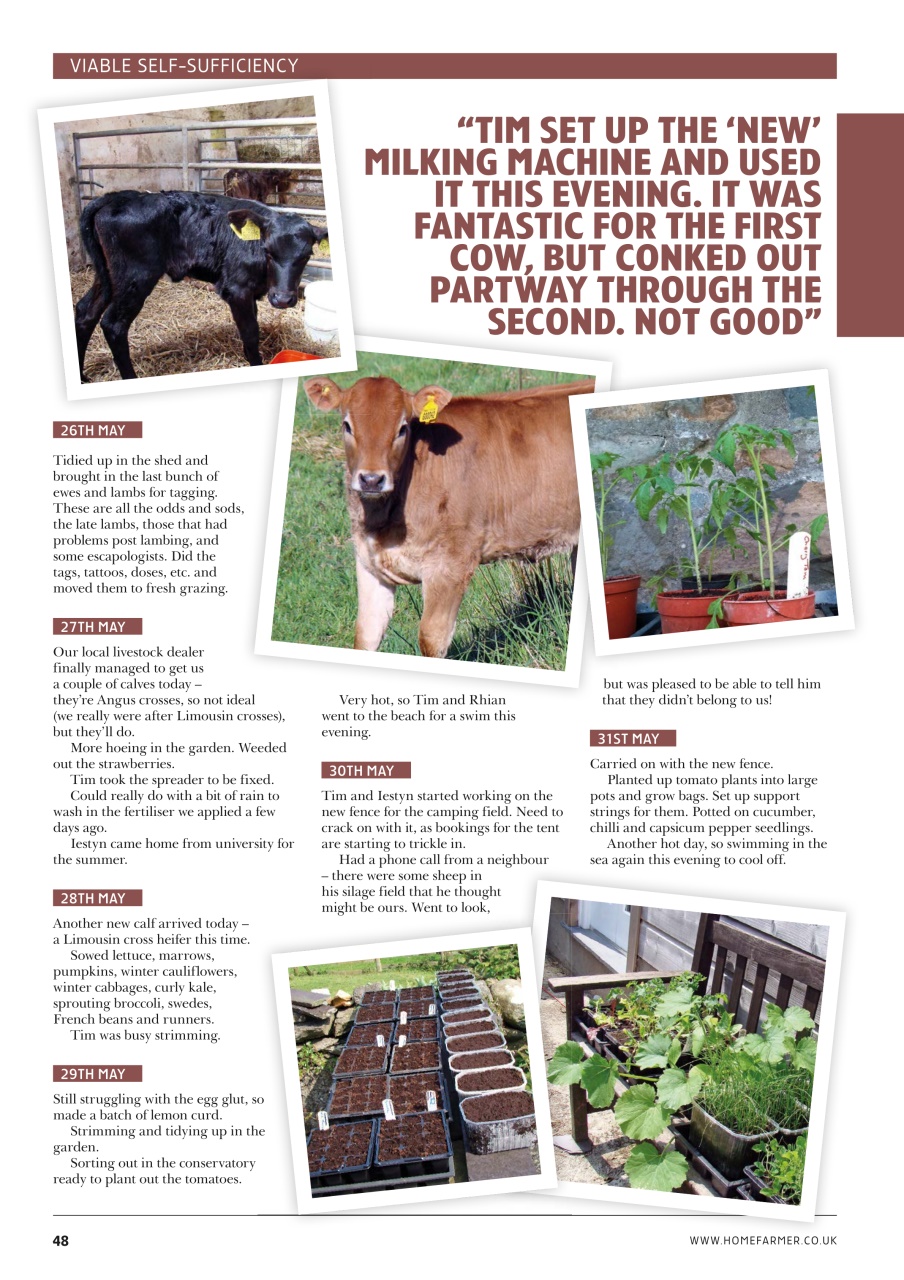 Home Farmer Magazine Preview Pages