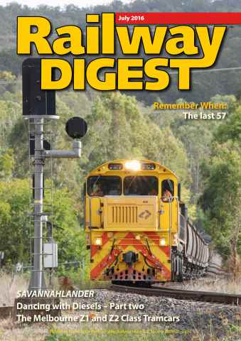 Railway Digest issue July 2016
