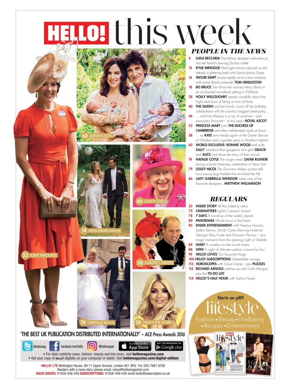 Hello! Magazine Preview Pages