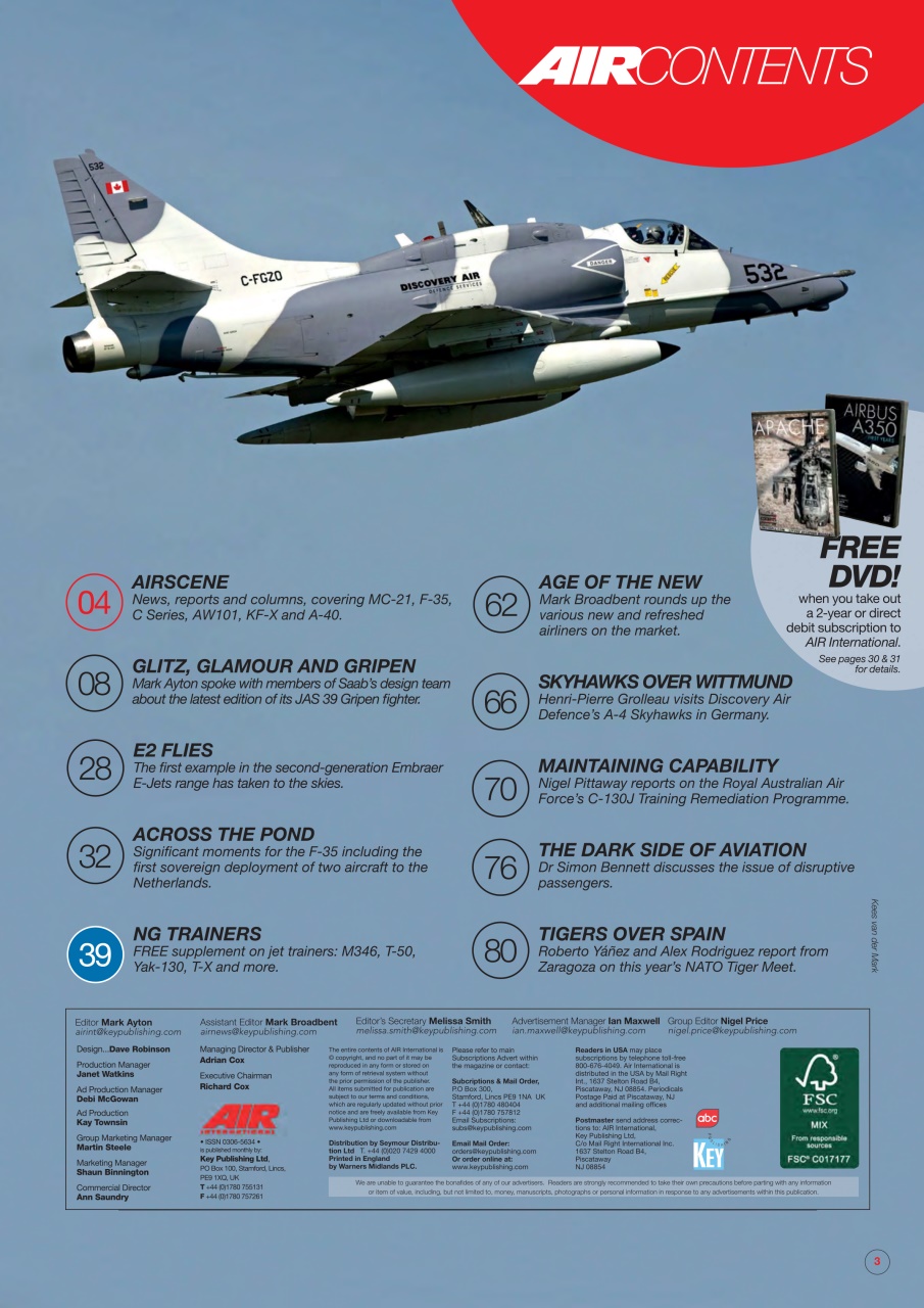 AIR International Preview Pages