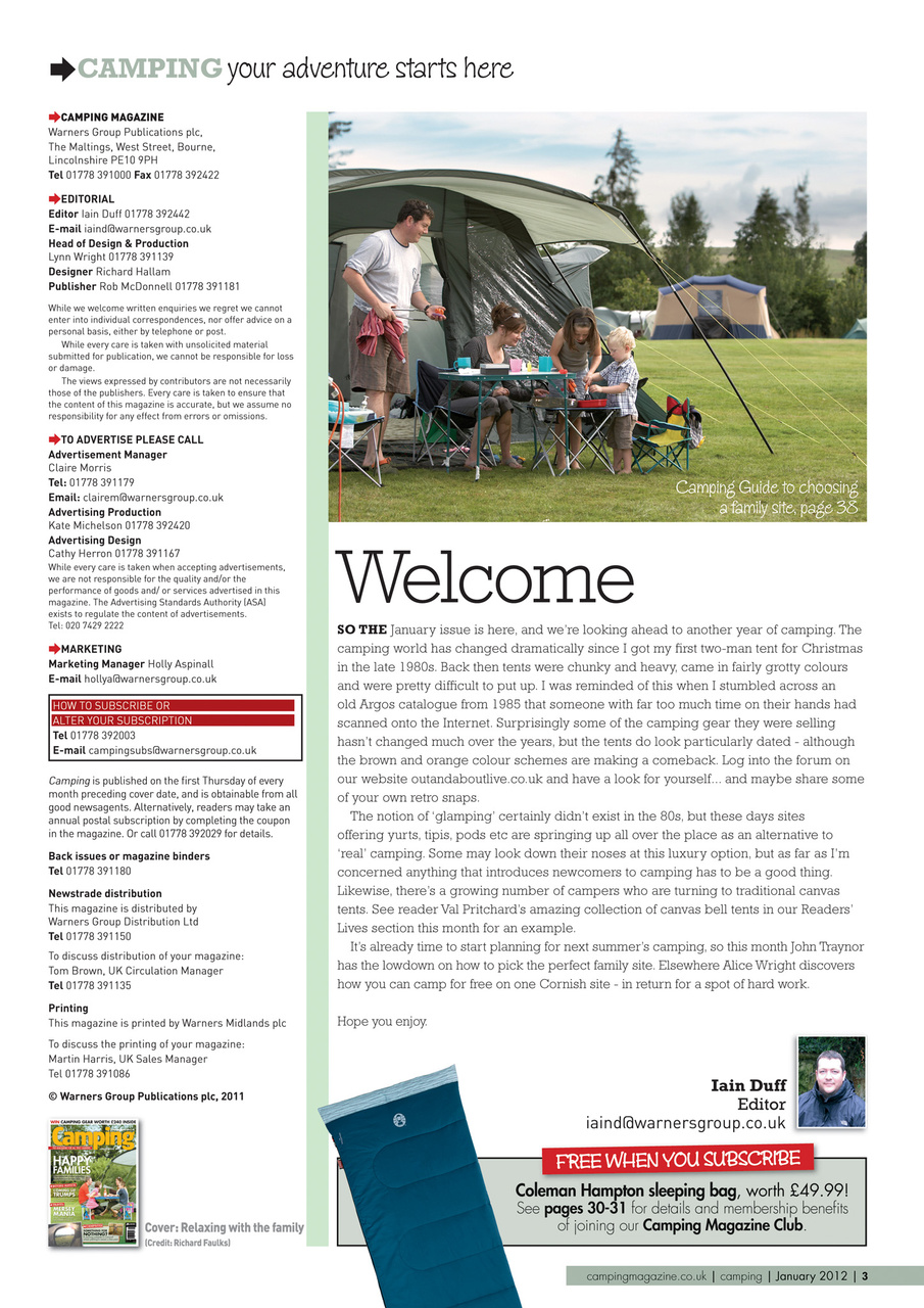 Camping Preview Pages