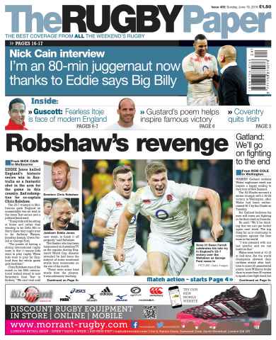The Rugby Paper issue 19th June 2016