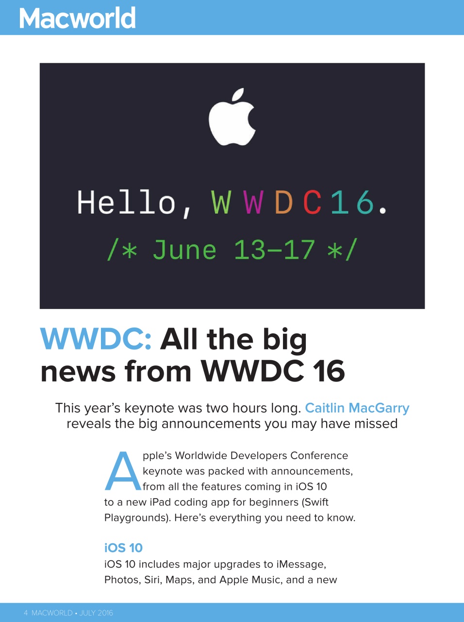 Macworld Preview Pages
