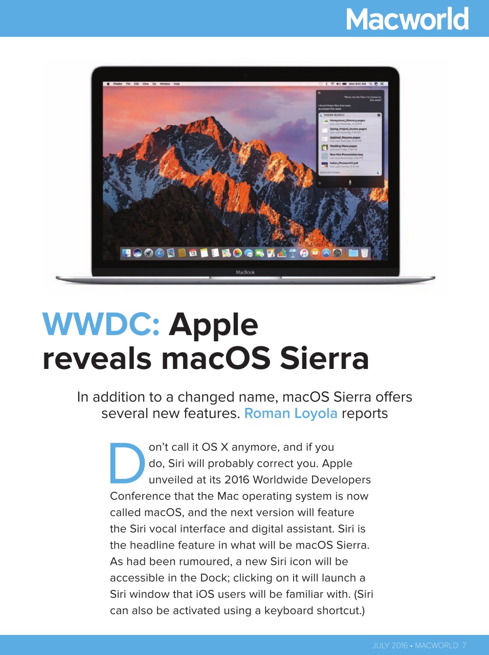 Macworld Preview Pages
