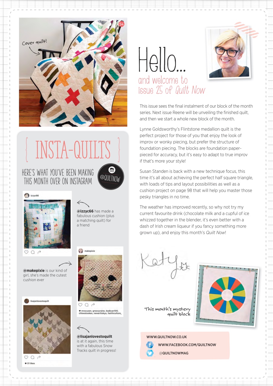 Quilt Now Preview Pages