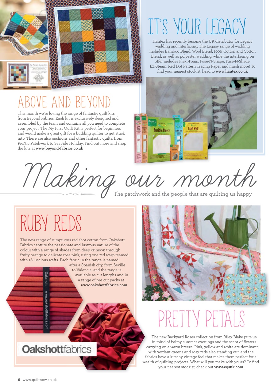 Quilt Now Preview Pages