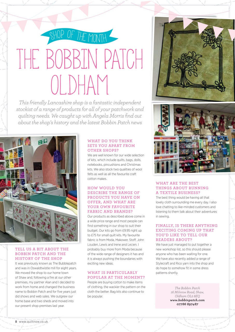 Quilt Now Preview Pages