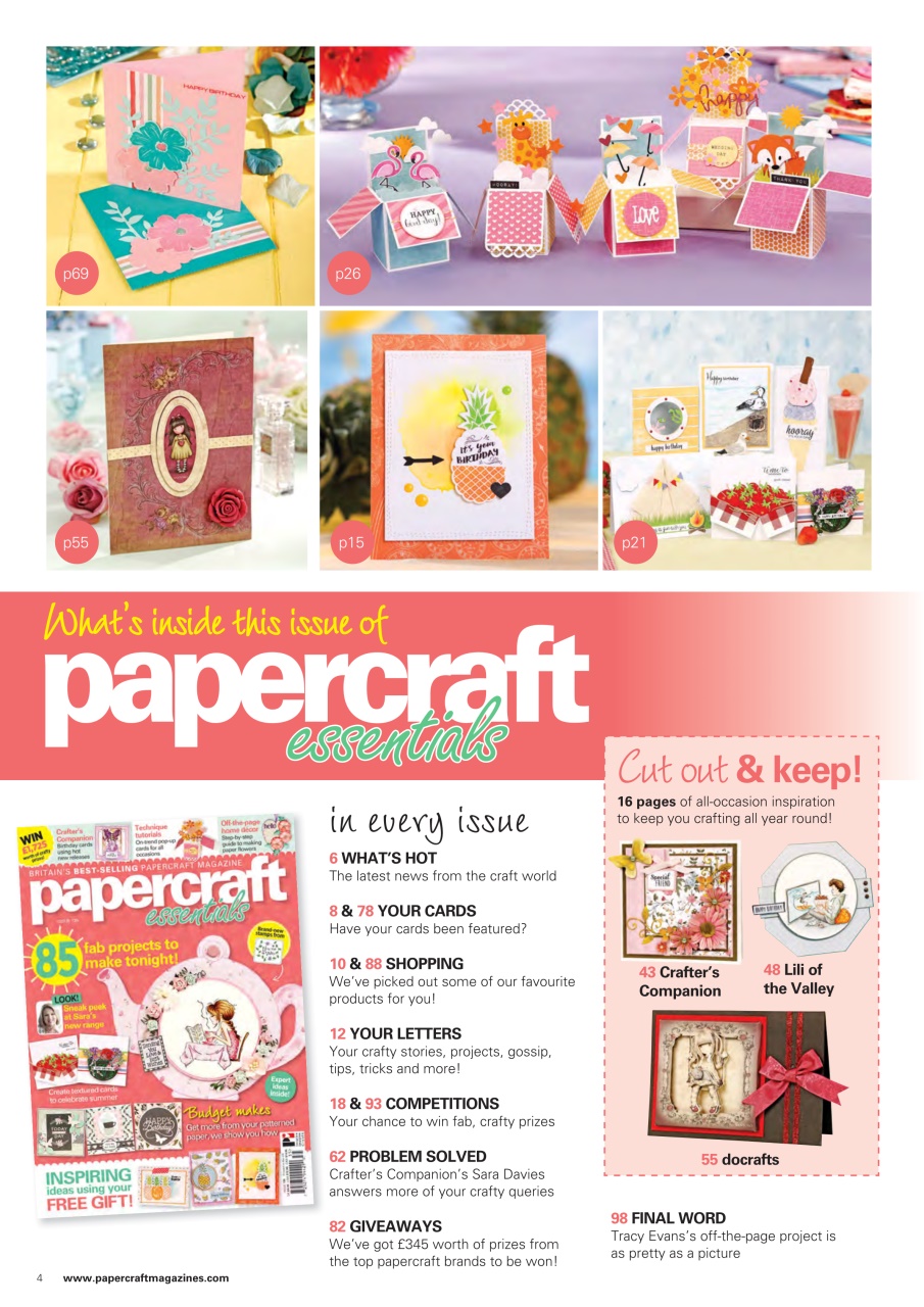 Papercraft Essentials Preview Pages
