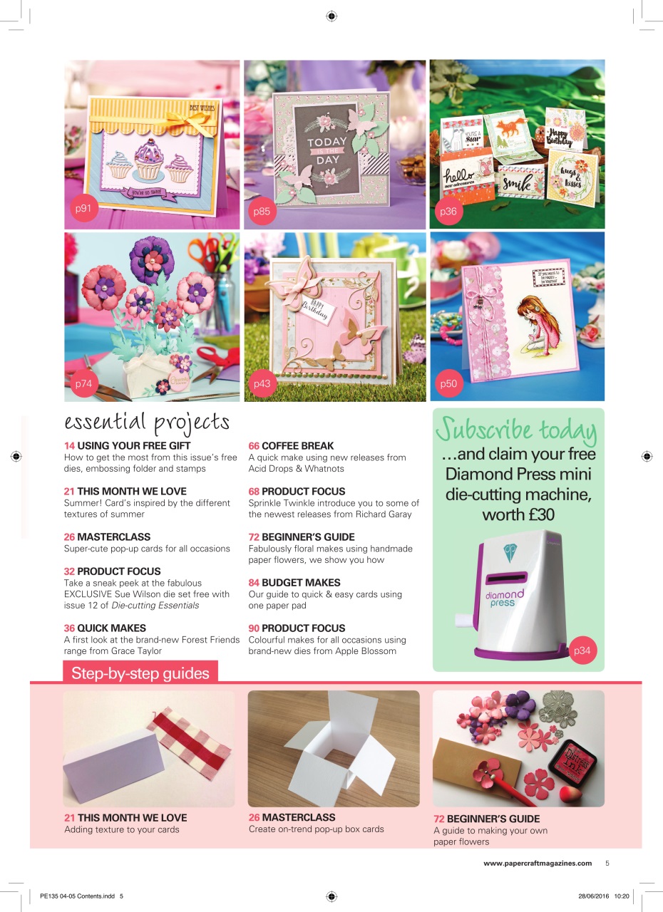 Papercraft Essentials Preview Pages