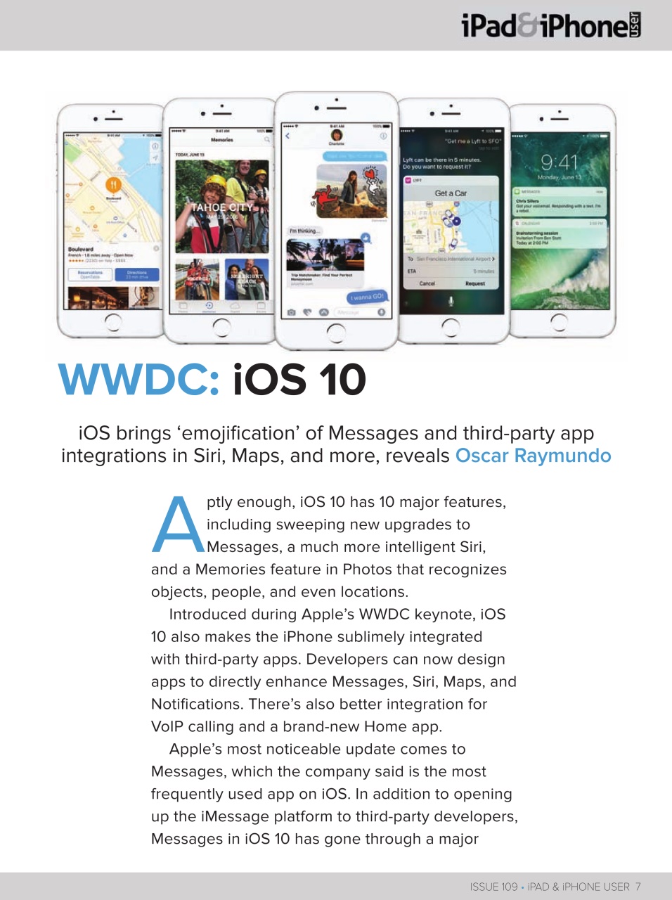 iPad and iPhone User Preview Pages