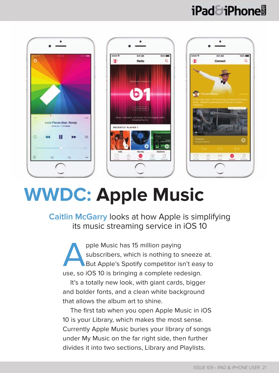 iPad and iPhone User Preview Pages