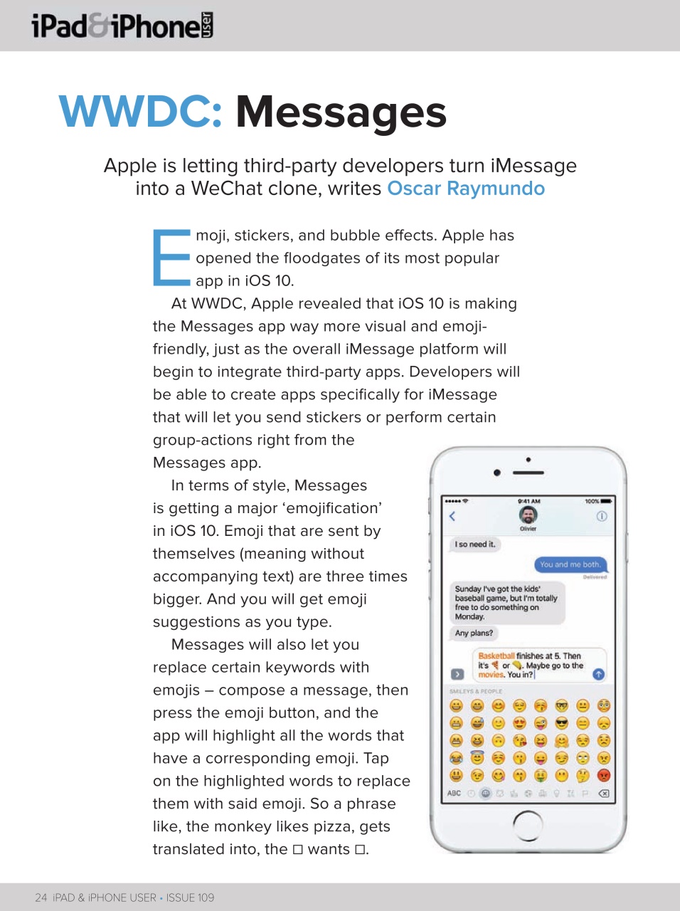 iPad and iPhone User Preview Pages