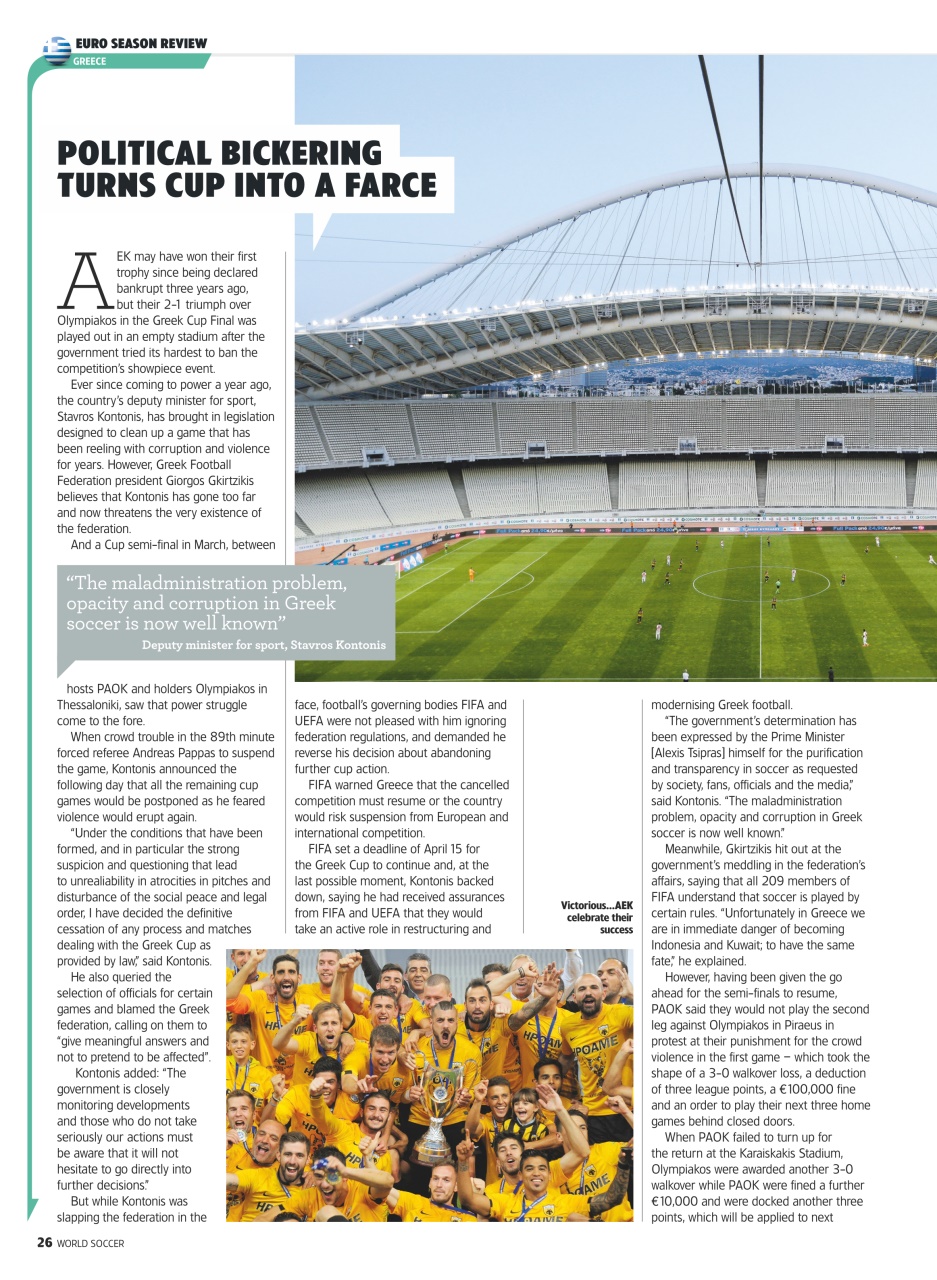 World Soccer Preview Pages