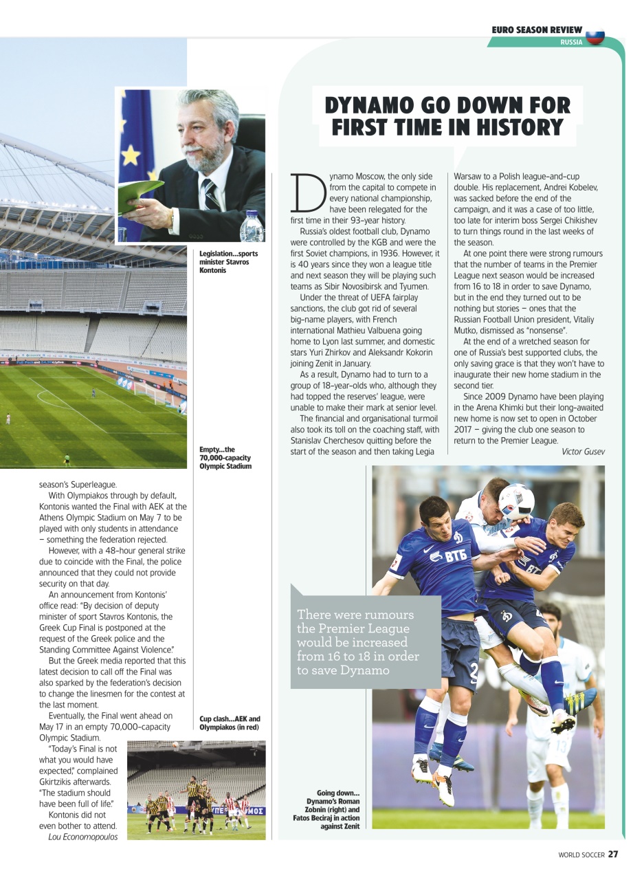 World Soccer Preview Pages