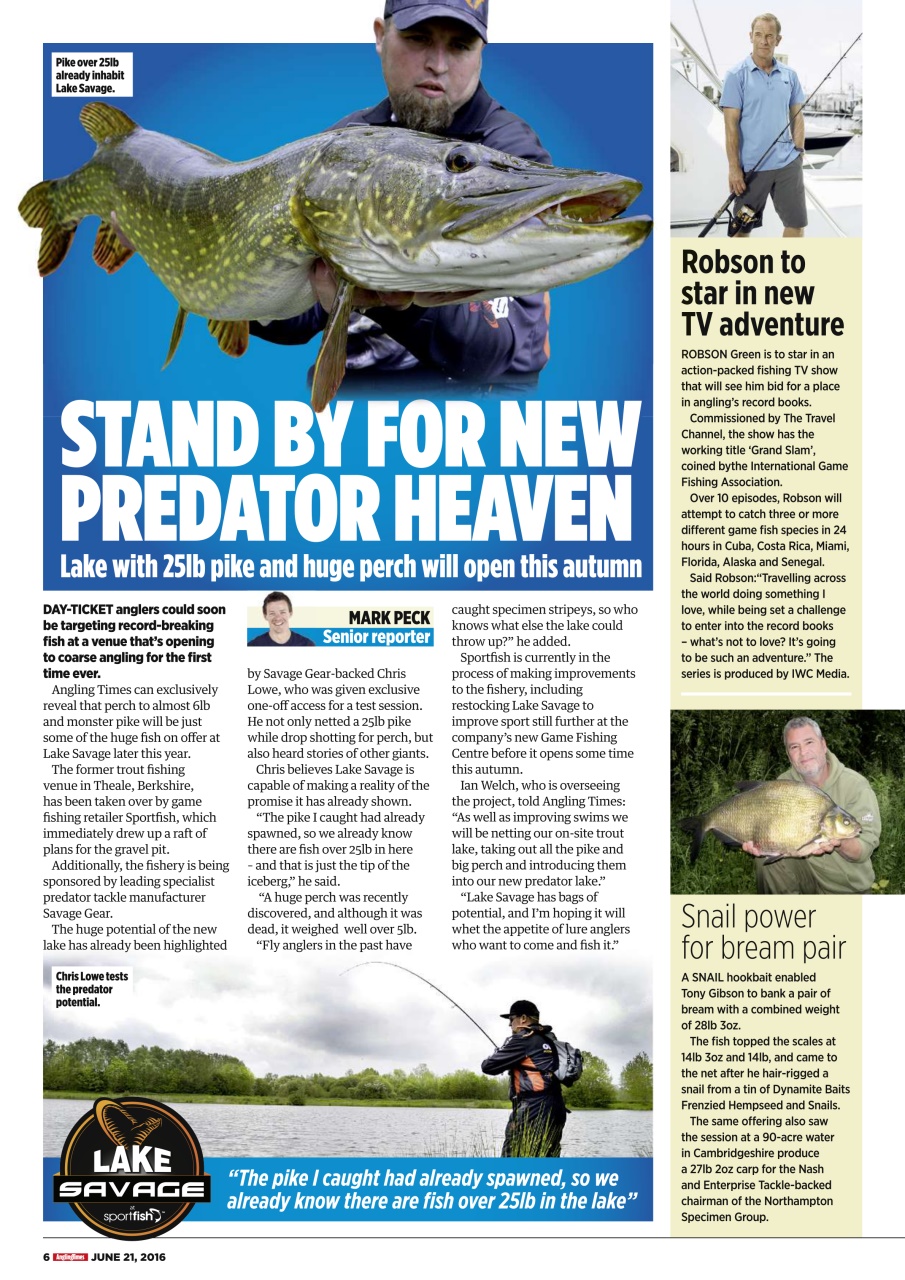 Angling Times Preview Pages