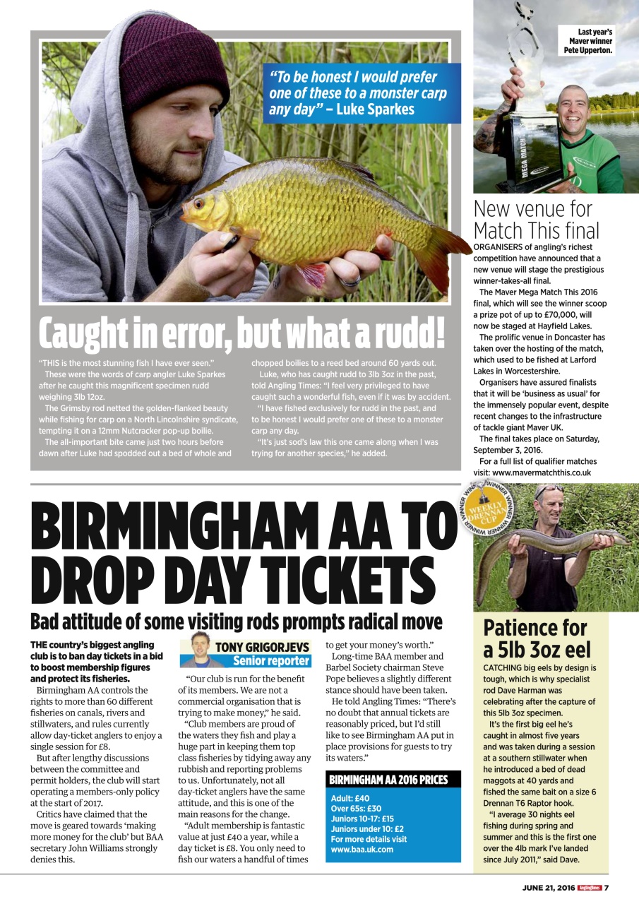 Angling Times Preview Pages