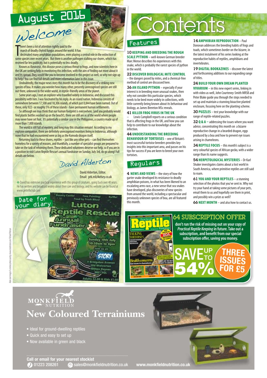 Practical Reptile Keeping Preview Pages