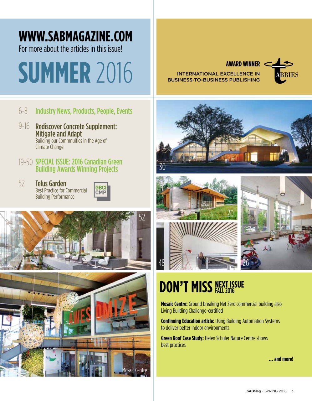 SABMag Preview Pages