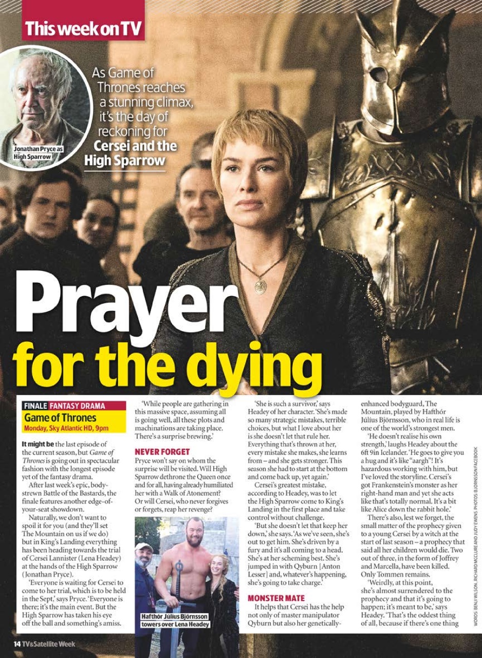 TV & Satellite Week Preview Pages