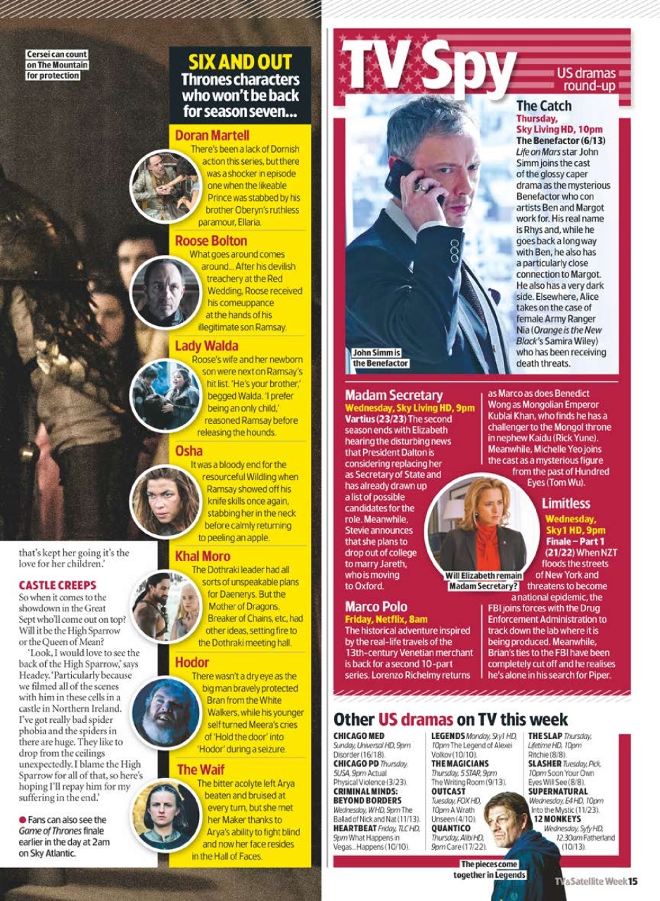 TV & Satellite Week Preview Pages