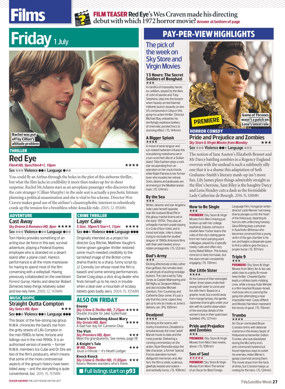 TV & Satellite Week Preview Pages