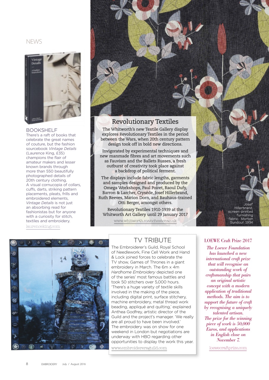 Embroidery Magazine Preview Pages