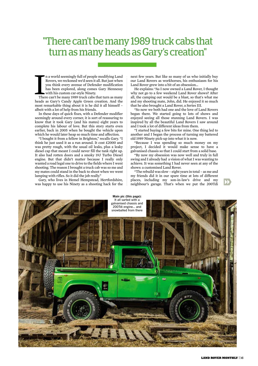 Land Rover Monthly Preview Pages